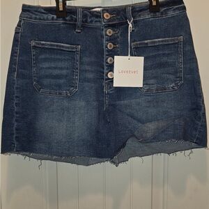 Lovervet High‎ Rise Blue Jean Shorts Size XL